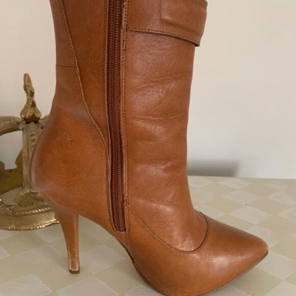 100% Leather Ankle Boots - Size 23 (USA & Canada size 5.5 -  6) - Picture 4 of 7
